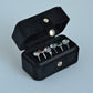 Black, Minimal Velvet Ring Box,Personalized Ring Box, Jewelry Organizer