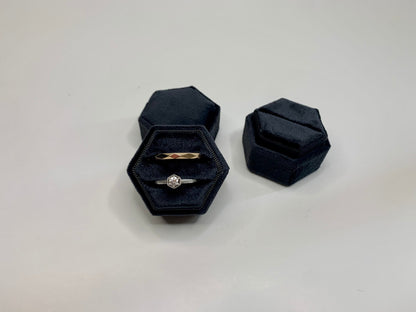 8 Colors- Velvet Ring Box, Engagement Ring Box Single Slot